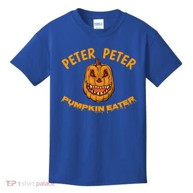 Peter Peter Pumpkin Eater Creepy Halloween Costume Great Gift Kids T-Shirt