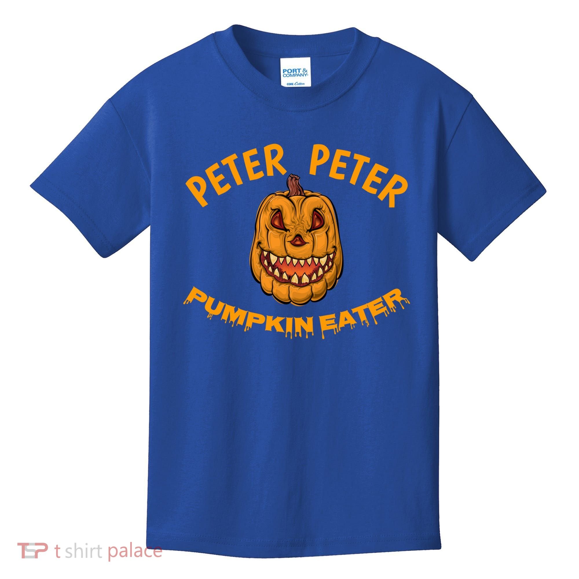 Peter Peter Pumpkin Eater Creepy Halloween Costume Great Gift Kids T-Shirt