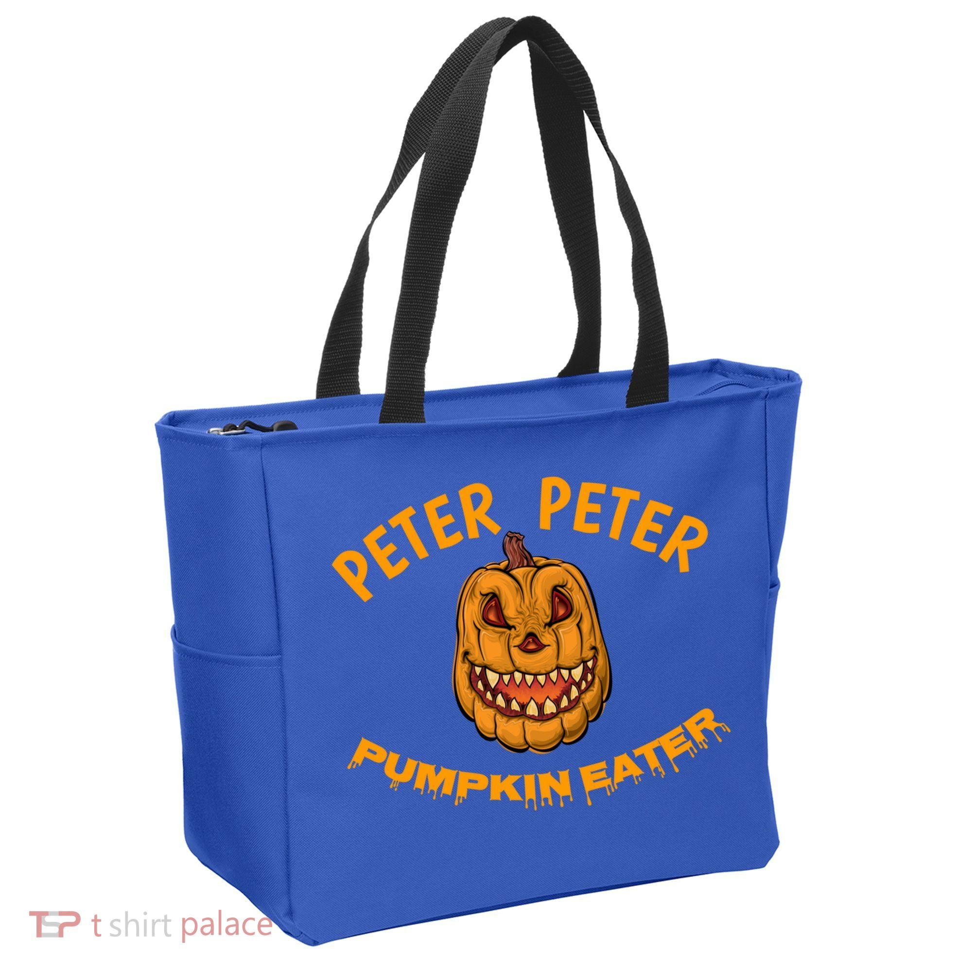 Peter Peter Pumpkin Eater Creepy Halloween Costume Great Gift Tote Bag