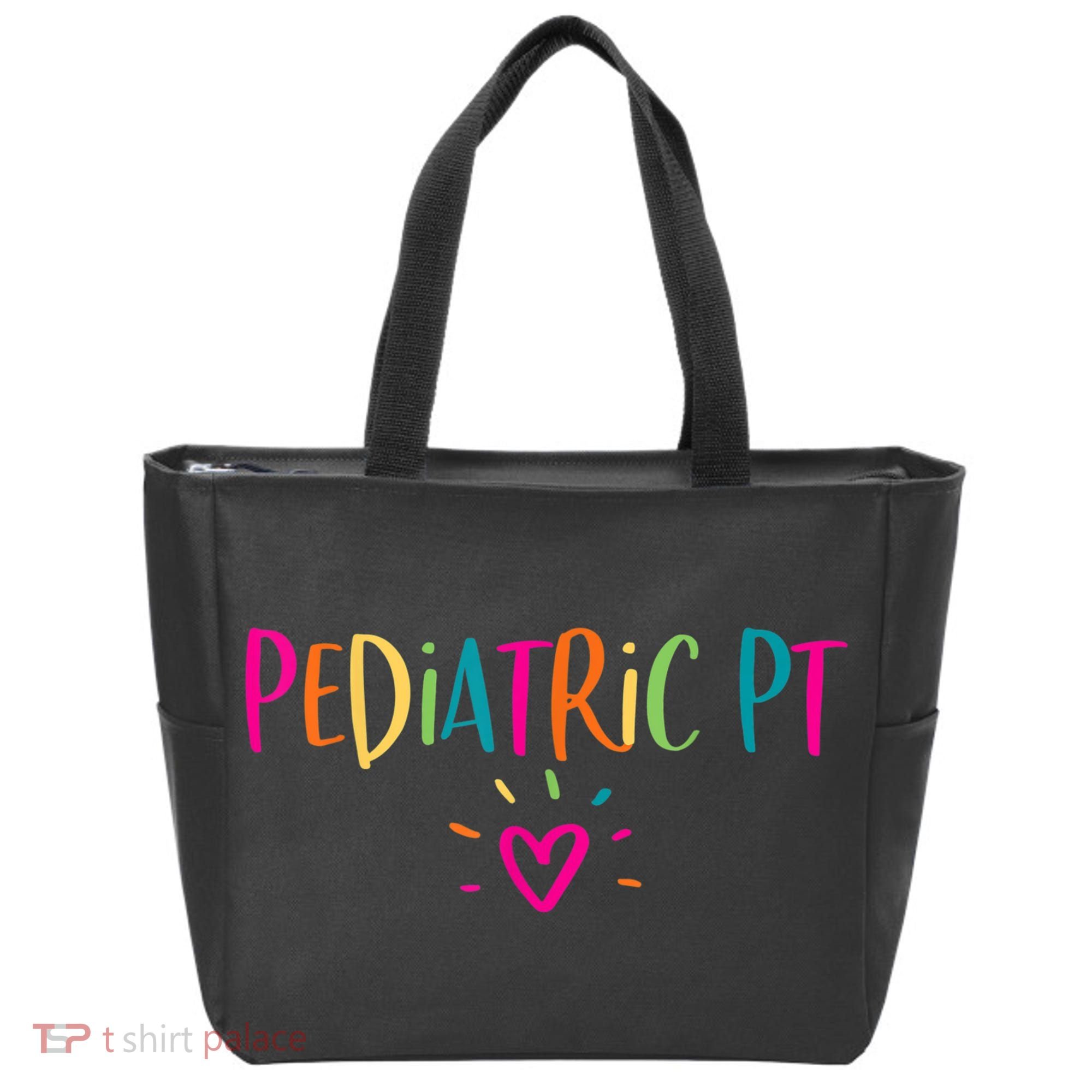 Pediatric PT Physical Therapy Office Staff Appreciation Tote Bag