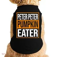 Peter Peter Pumpkin Eater Halloween Doggie Tank thumb 0