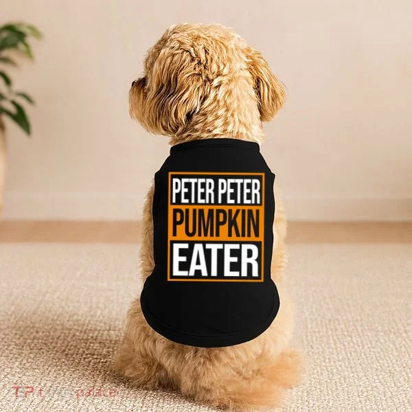 Peter Peter Pumpkin Eater Halloween Doggie Tank