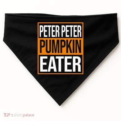 Peter Peter Pumpkin Eater Halloween USA-Made Doggie Bandana