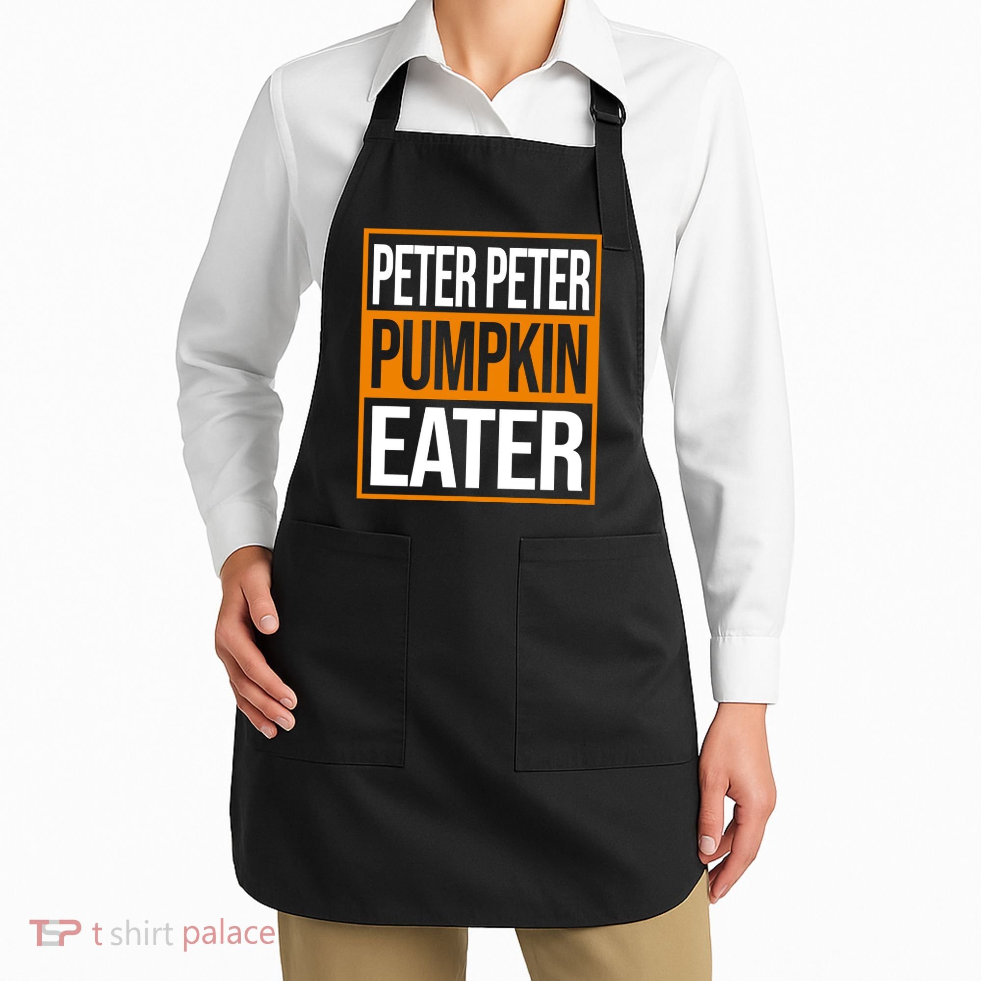 Peter Peter Pumpkin Eater Halloween Apron