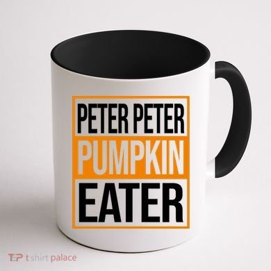 Peter Peter Pumpkin Eater Halloween Coffee Mug back