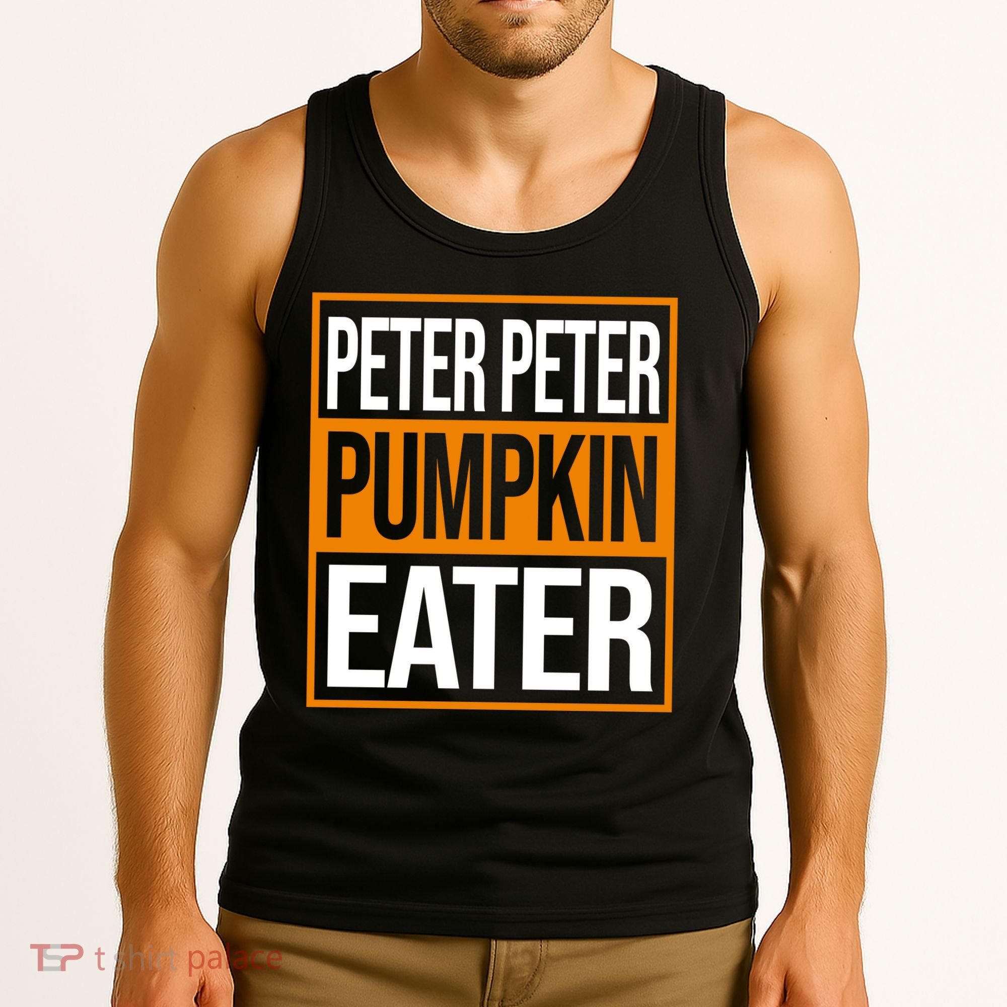 Peter Peter Pumpkin Eater Halloween Tank Top