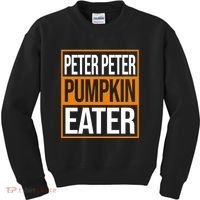 Peter Peter Pumpkin Eater Halloween Kids Sweatshirt thumb 0