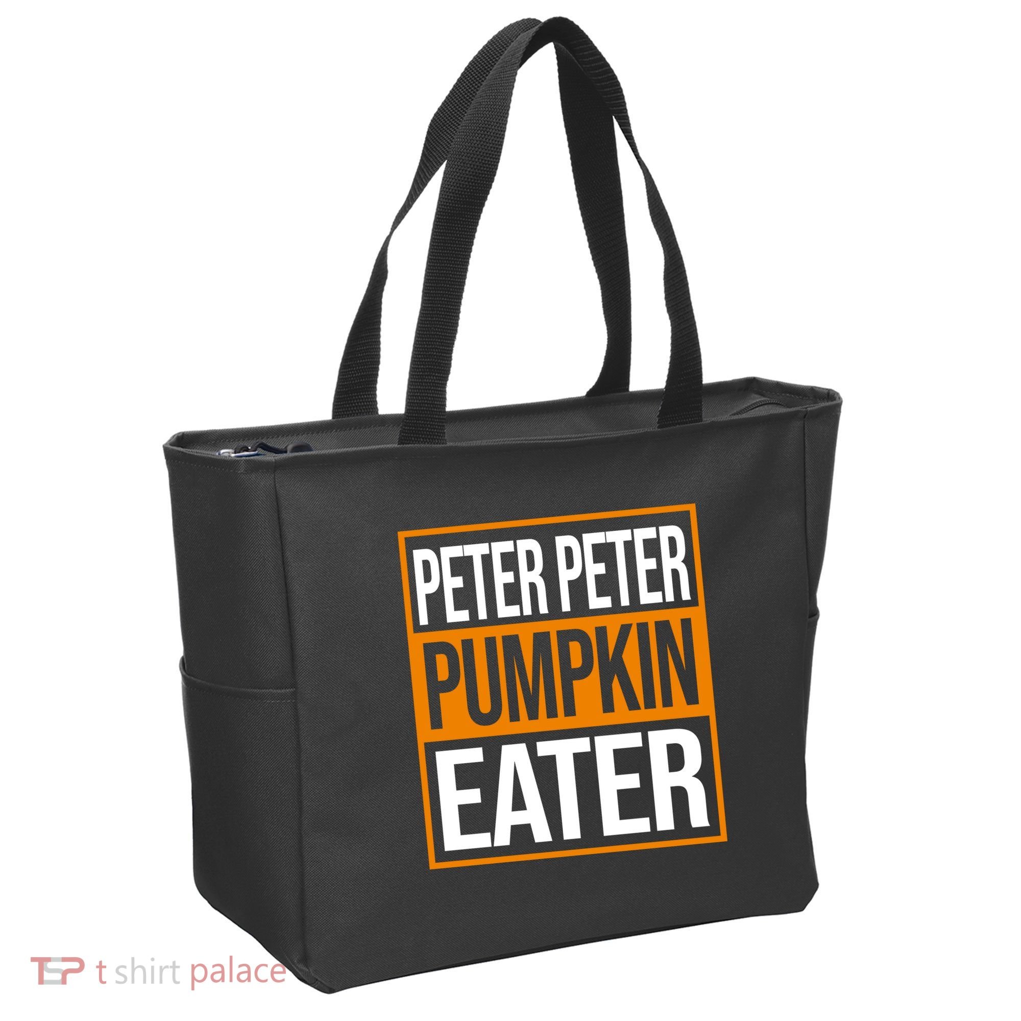 Peter Peter Pumpkin Eater Halloween Tote Bag