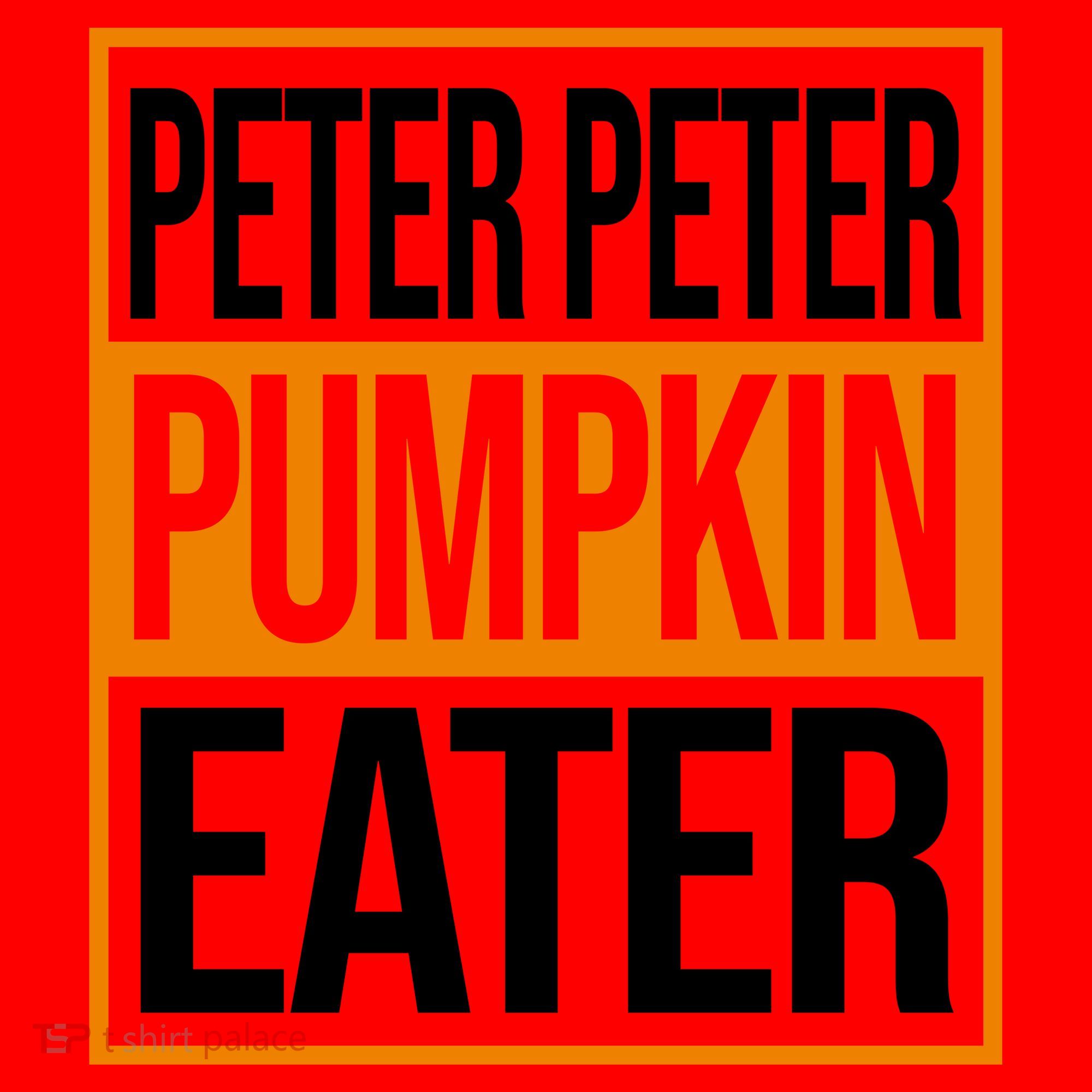 Peter Peter Pumpkin Eater Halloween Santa Hat