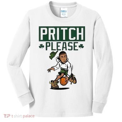 Pritch Please Kids Long Sleeve Shirt