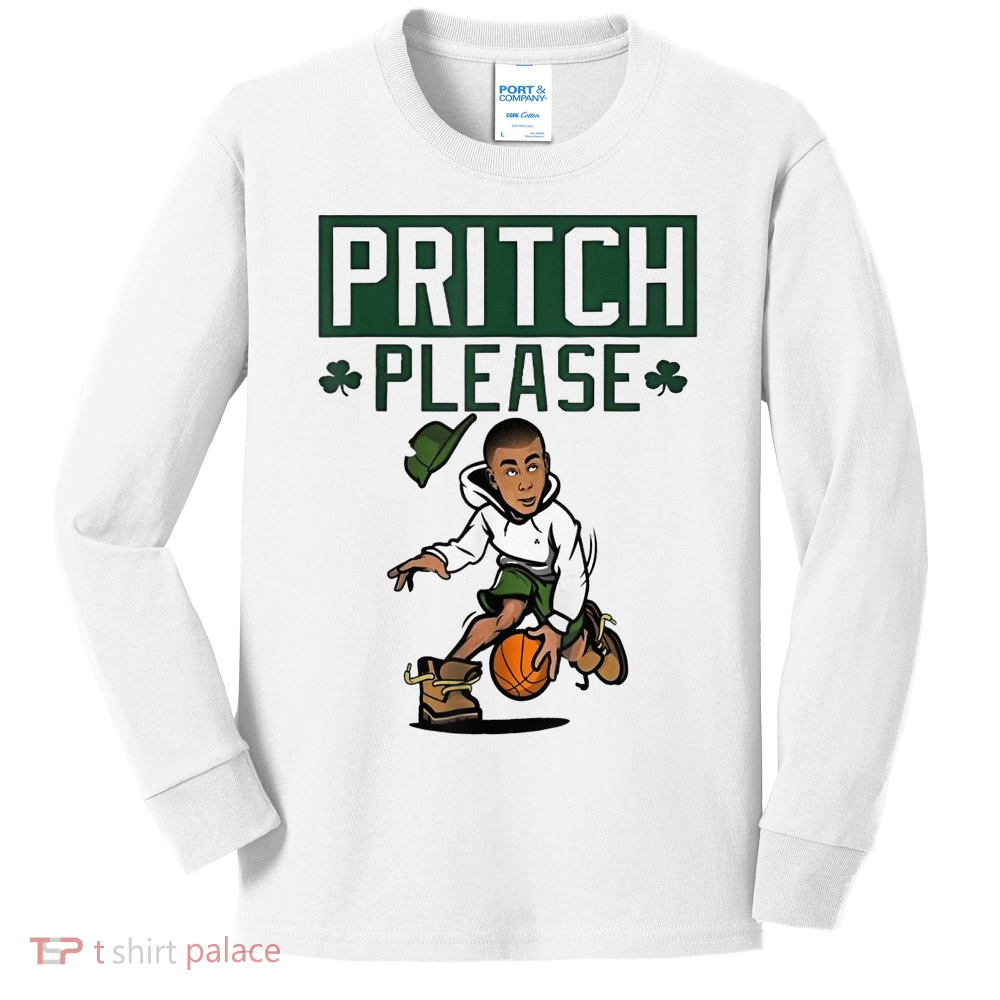 Pritch Please Kids Long Sleeve Shirt