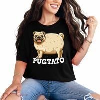 Pugtato Pug Potato Pug Lovers Comfort Colors T-Shirt thumb 0