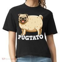 Pugtato Pug Potato Pug Lovers Comfort Colors Boxy T-Shirt thumb 0