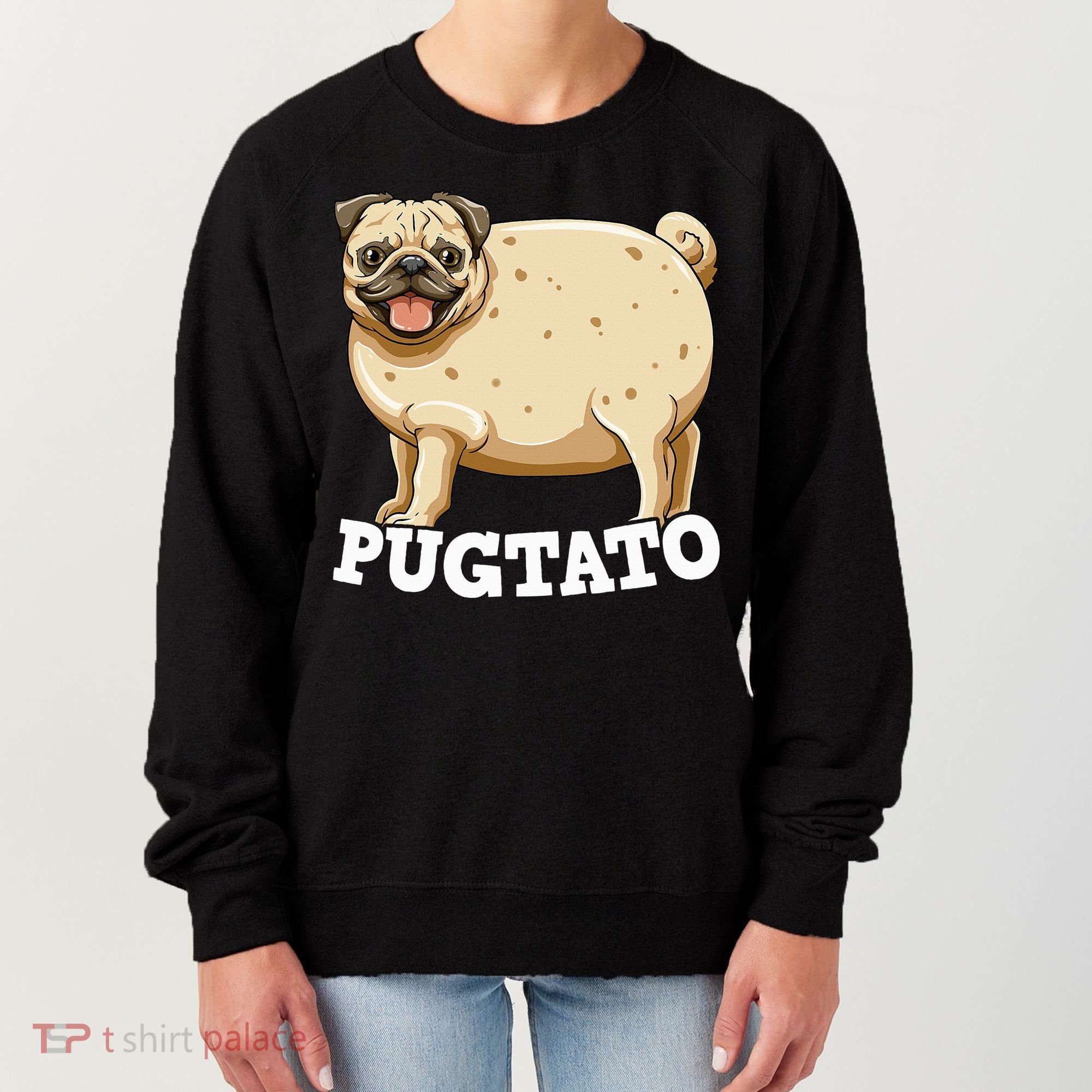 Pugtato Pug Potato Pug Lovers Women's Sweatshirt
