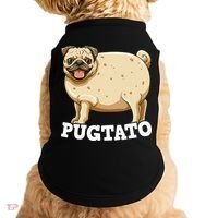 Pugtato Pug Potato Pug Lovers Doggie Tank thumb 0