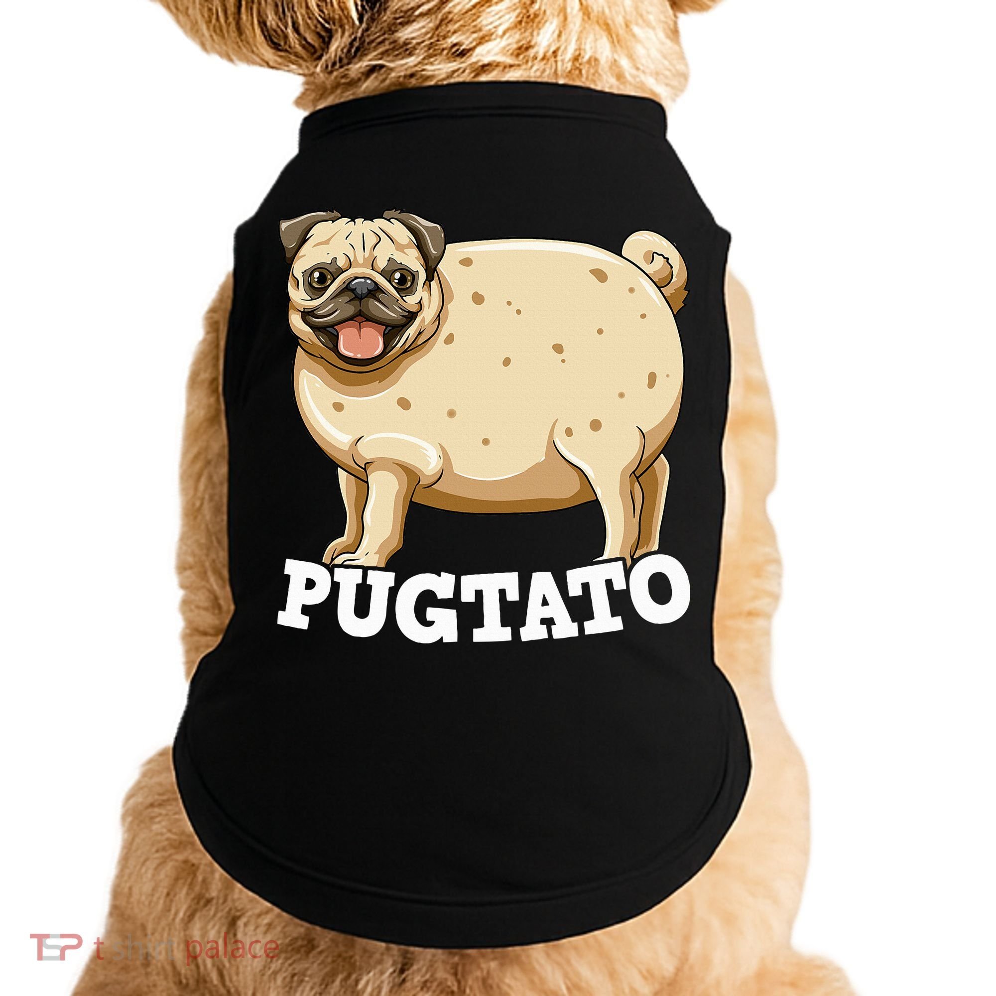 Pugtato Pug Potato Pug Lovers Doggie Tank