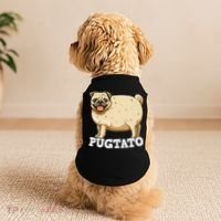 Pugtato Pug Potato Pug Lovers Doggie Tank thumb 2