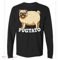 Pugtato Pug Potato Pug Lovers Comfort Colors Heavyweight Long Sleeve T-Shirt thumb 0