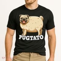 Pugtato Pug Potato Pug Lovers Cooling Performance Crew T-Shirt thumb 2