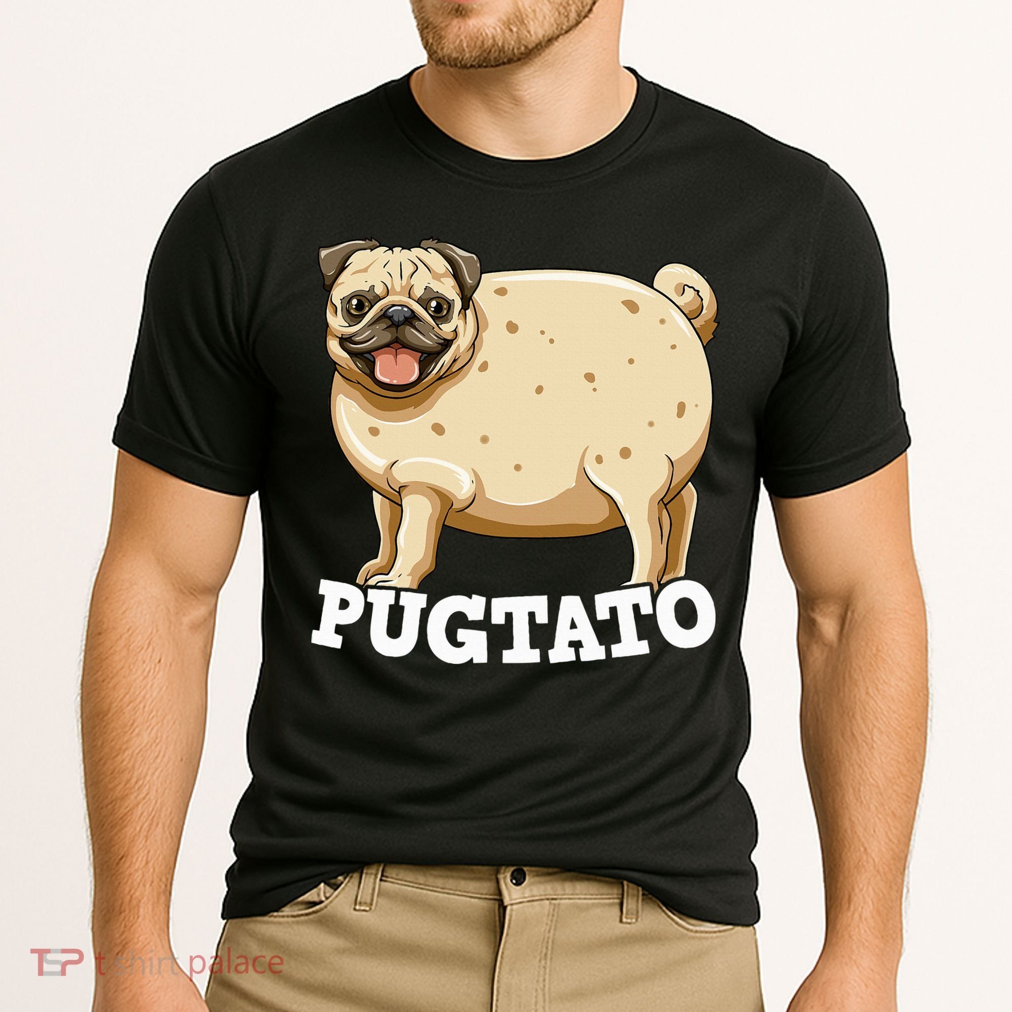 Pugtato Pug Potato Pug Lovers Cooling Performance Crew T-Shirt