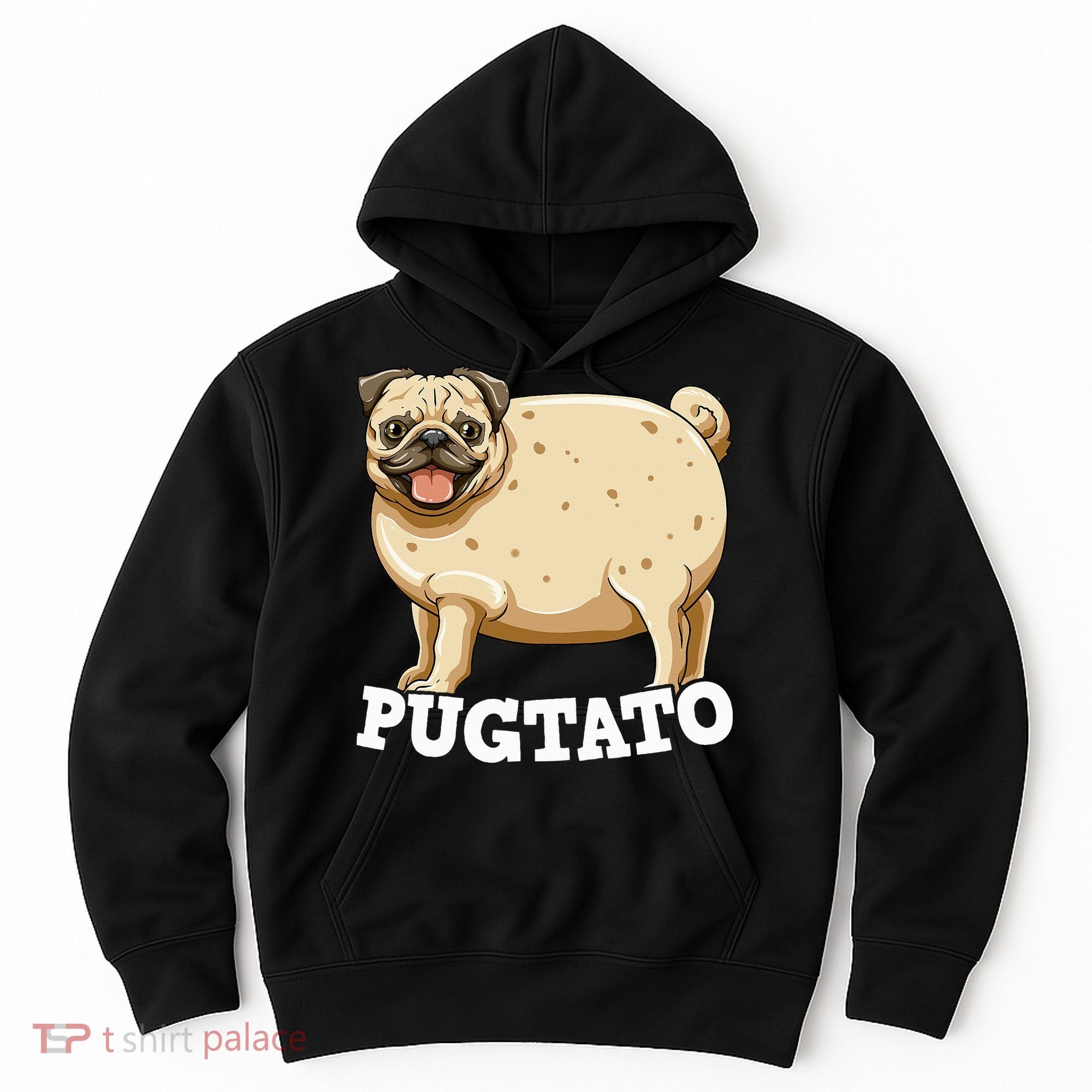 Pugtato Pug Potato Pug Lovers Hoodie
