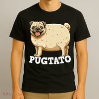 Pugtato Pug Potato Pug Lovers T-Shirt thumb 3