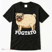 Pugtato Pug Potato Pug Lovers Tall T-Shirt thumb 0