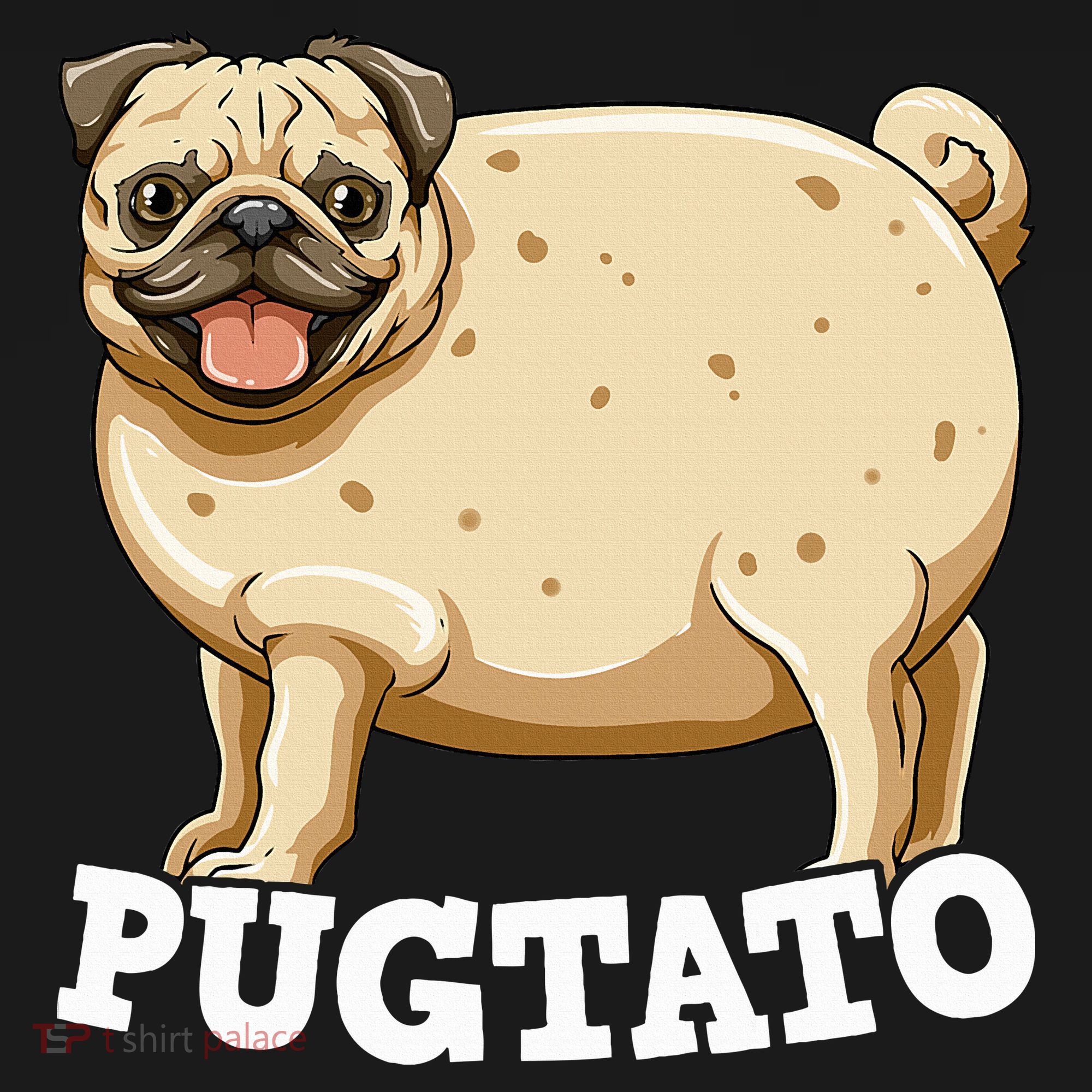 Pugtato Pug Potato Pug Lovers Tall T-Shirt