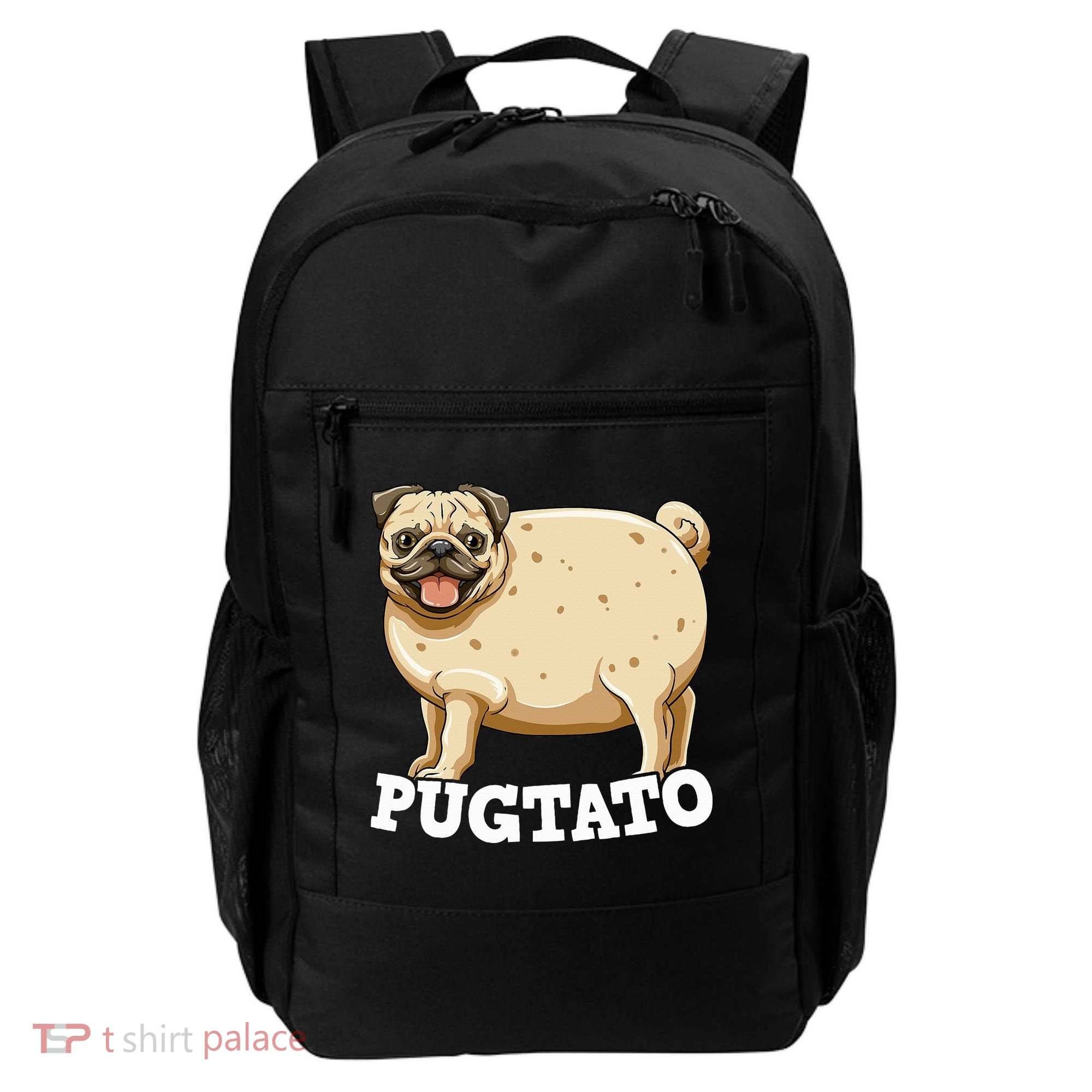 Pugtato Pug Potato Pug Lovers Backpack