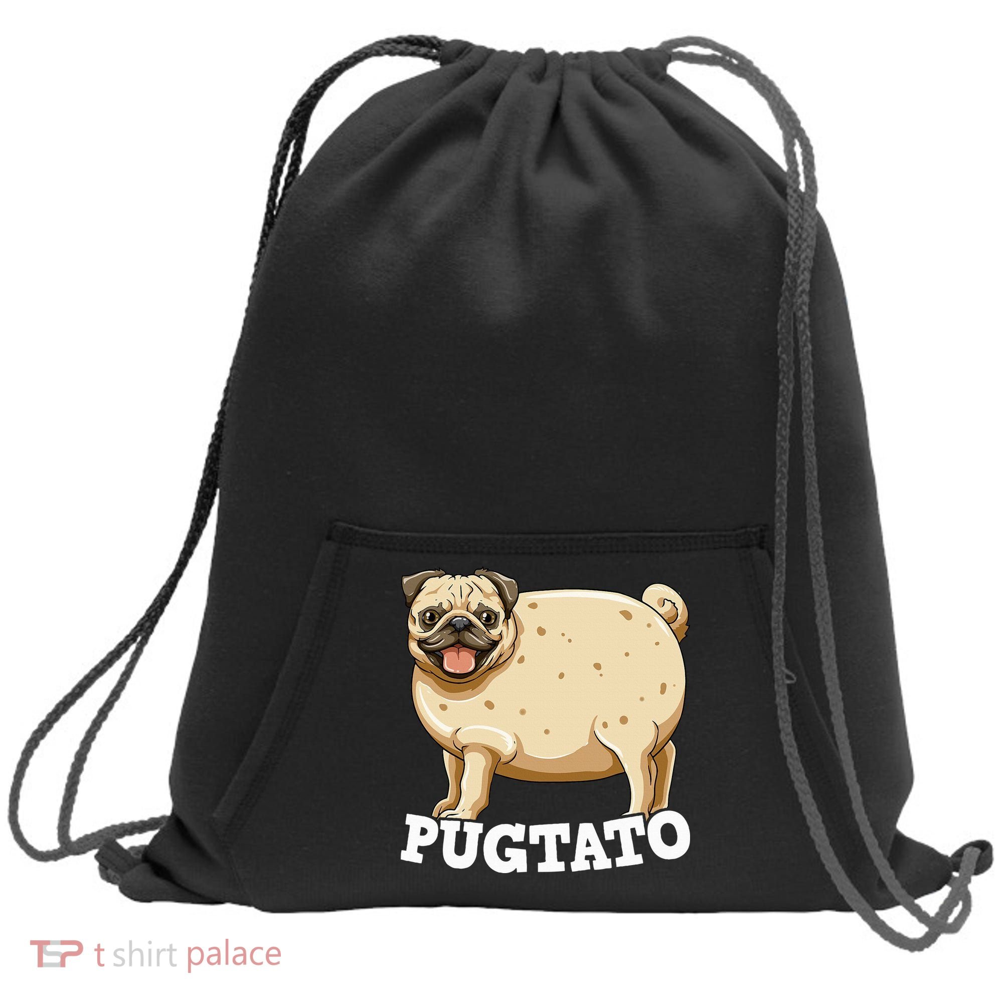 Pugtato Pug Potato Pug Lovers Sweatshirt Cinch Pack Bag