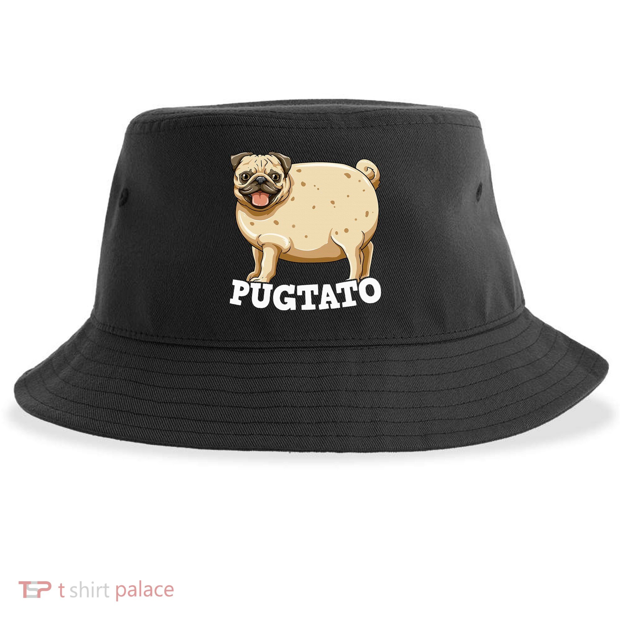 Pugtato Pug Potato Pug Lovers Sustainable Bucket Hat