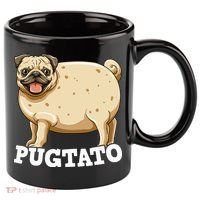 Pugtato Pug Potato Pug Lovers 11oz C Handle Ceramic Mug thumb 0
