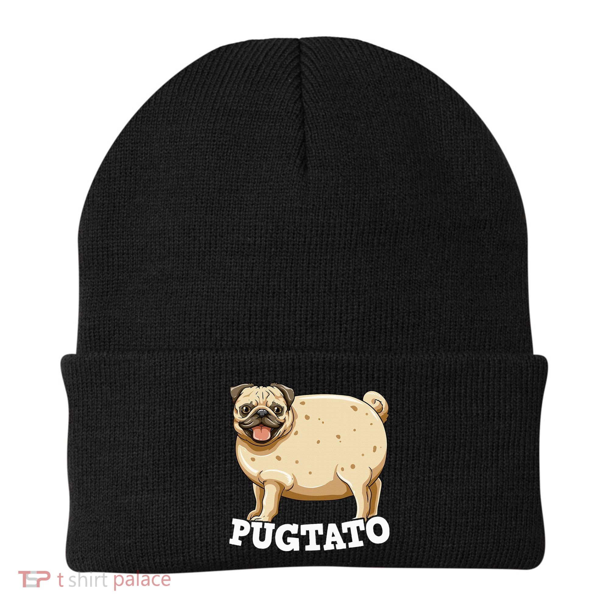 Pugtato Pug Potato Pug Lovers Beanie