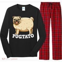 Pugtato Pug Potato Pug Lovers Long Sleeve Pajama Set thumb 0
