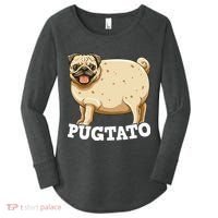 Pugtato Pug Potato Pug Lovers Women's Perfect Tri Tunic Long Sleeve Shirt thumb 0