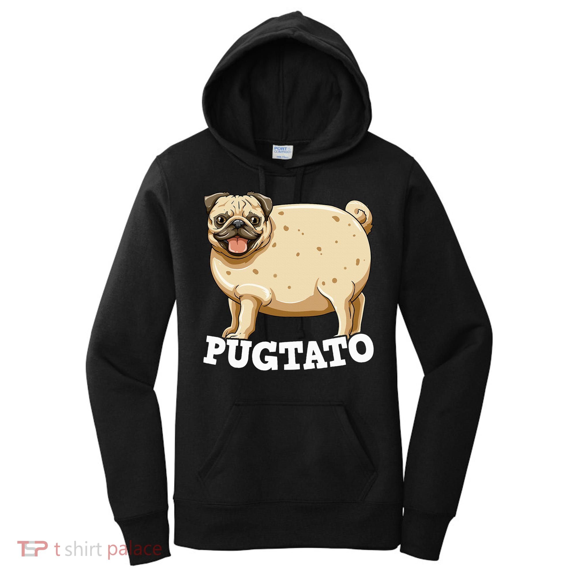Pugtato Pug Potato Pug Lovers Women's Hoodie
