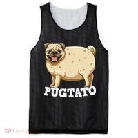 Pugtato Pug Potato Pug Lovers Mesh Reversible Basketball Jersey Tank thumb 0