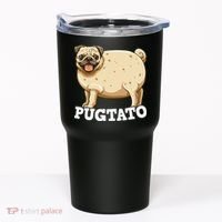 Pugtato Pug Potato Pug Lovers Tumbler thumb 0