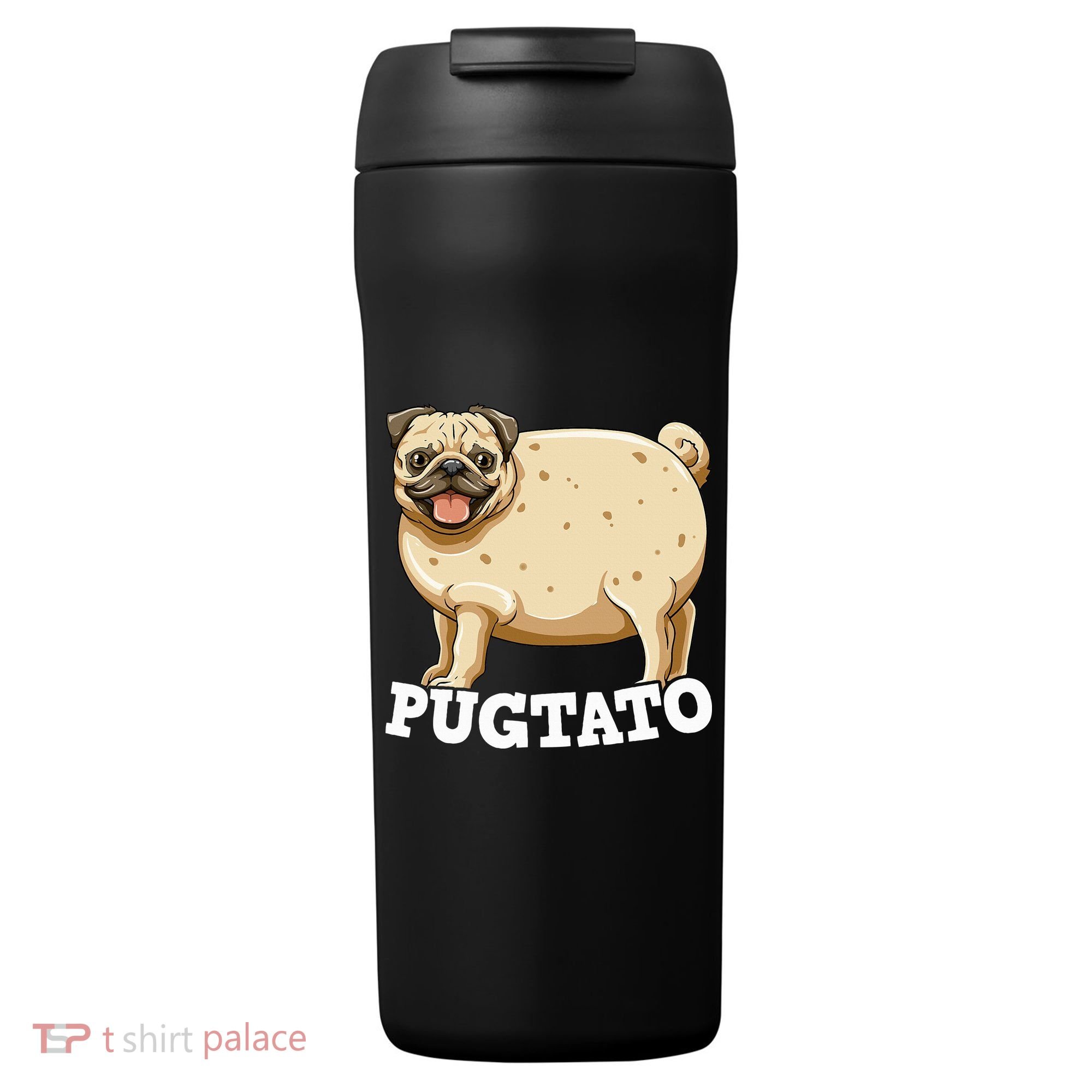 Pugtato Pug Potato Pug Lovers 24oz Duet Stainless Steel Tumbler