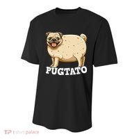 Pugtato Pug Potato Pug Lovers Youth Performance Sprint T-Shirt thumb 0