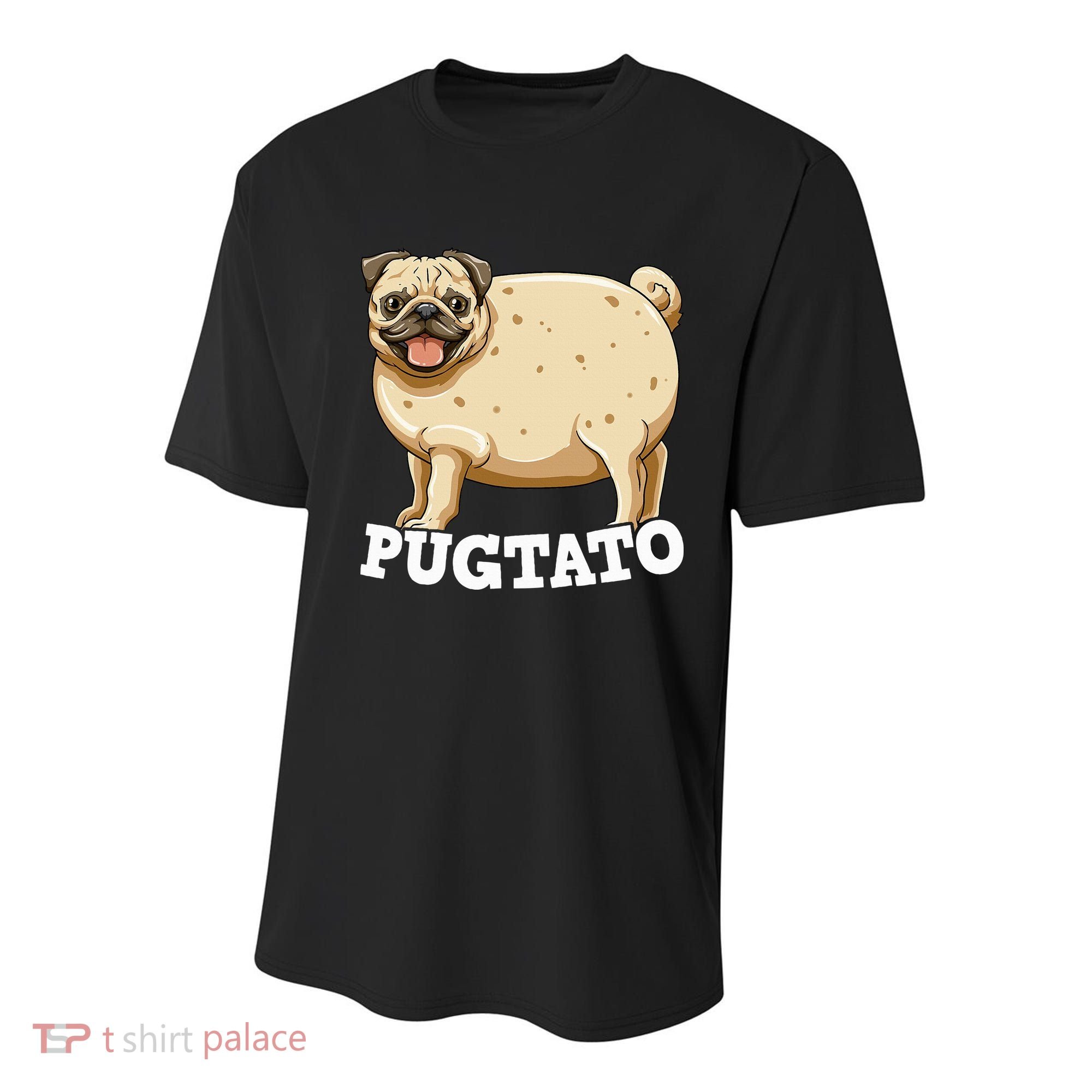 Pugtato Pug Potato Pug Lovers Youth Performance Sprint T-Shirt