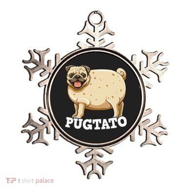 Pugtato Pug Potato Pug Lovers Ornament