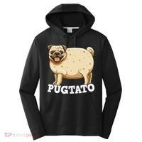 Pugtato Pug Potato Pug Lovers Performance Fleece Hoodie thumb 0