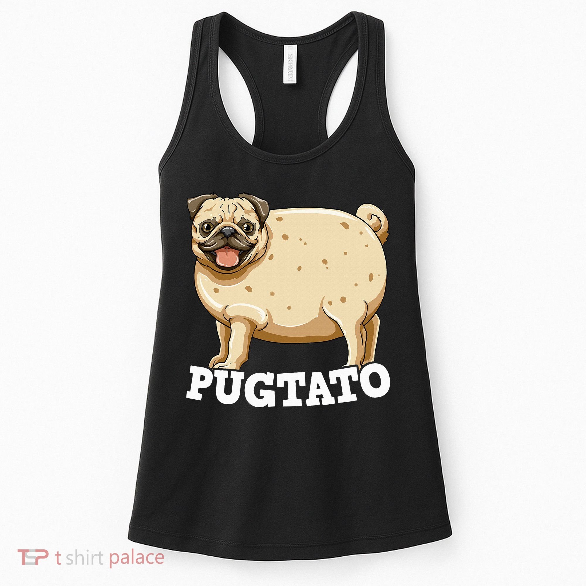 Pugtato Pug Potato Pug Lovers Women's Tank Top