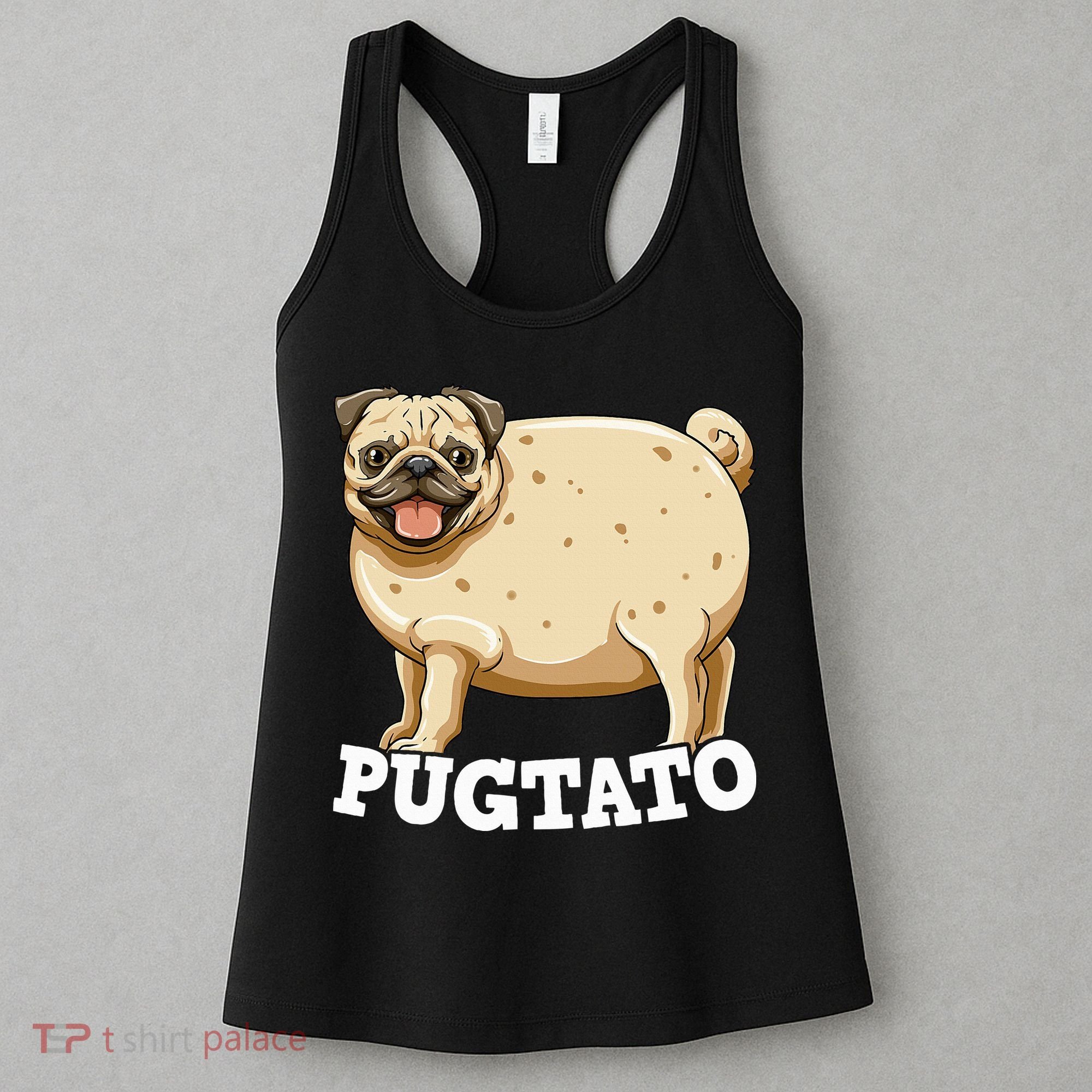 Pugtato Pug Potato Pug Lovers Women's Tank Top