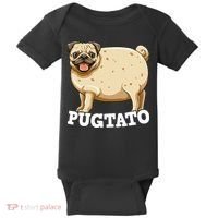 Pugtato Pug Potato Pug Lovers Baby Bodysuit thumb 0
