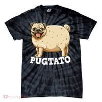 Pugtato Pug Potato Pug Lovers Tie-Dye T-Shirt thumb 0