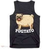 Pugtato Pug Potato Pug Lovers Tank Top thumb 0
