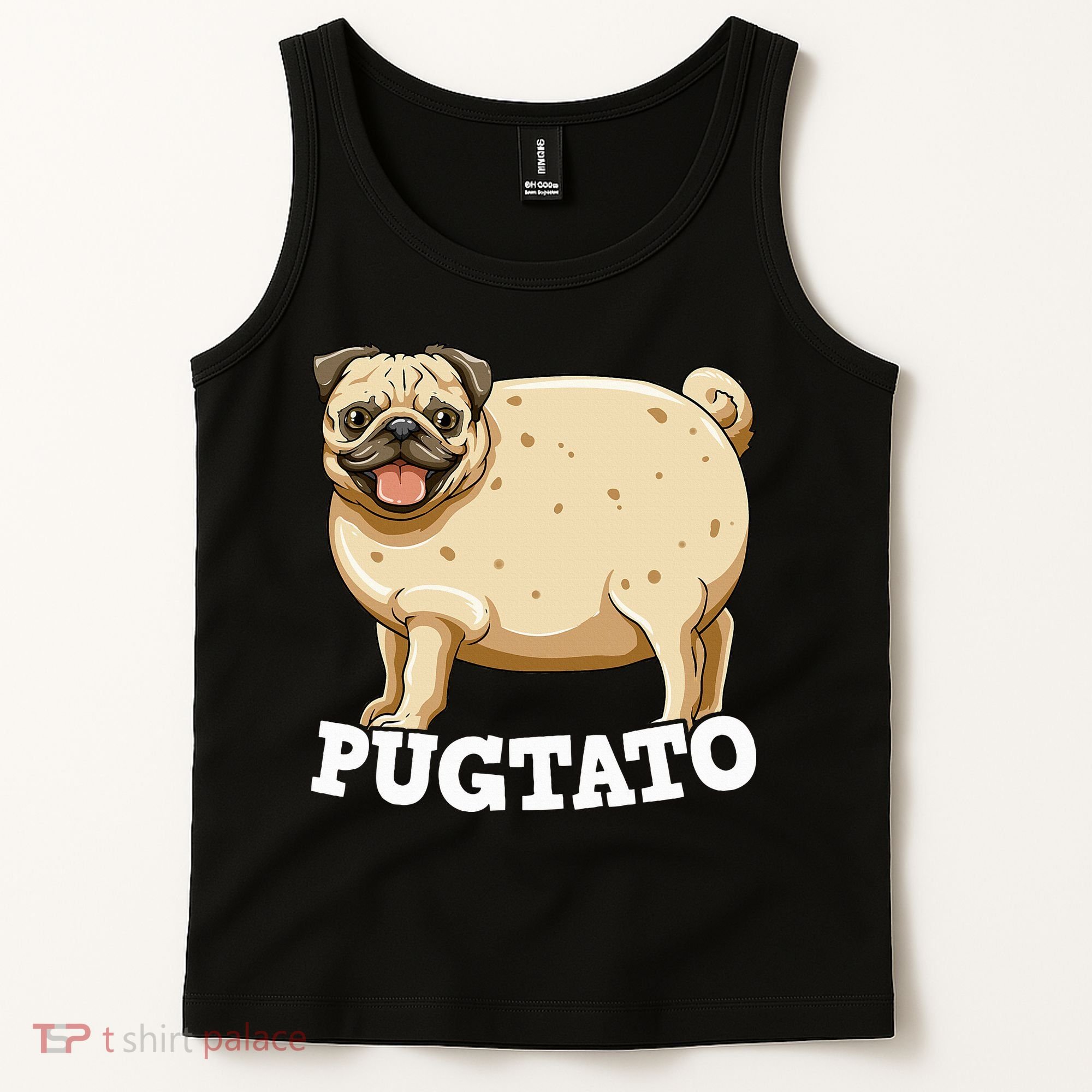 Pugtato Pug Potato Pug Lovers Tank Top