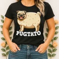 Pugtato Pug Potato Pug Lovers Women's T-Shirt thumb 2